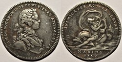 L.J.M. de Bourbon - 1742, Jeton de la Marine Royale