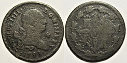 1791 - 4 Maravedis Segovia - Carlos IV de España