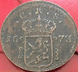 Sweden - Karl XI - 1 Öre Silvermynt 1673
