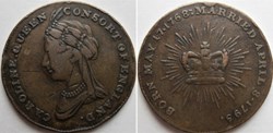 Caroline, Queen Consort ca.1821 Token - Great Britain