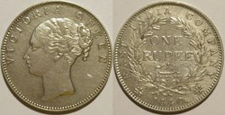 Victoria - One Rupee 1840 Calcutta - British India