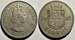 Elizabeth II - One Florin 1962 - Fiji