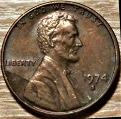 1974 S One Cent