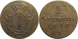 Friedrich Wilhelm III - 1 Pfennig 1810, Berlin