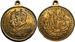 George V & Mary - 1911 Coronation Medalet made in England, UK