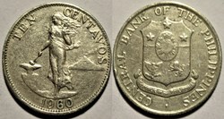 Philippines 10 Centavos 1960