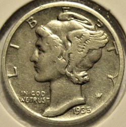 1935 San Francisco Dime