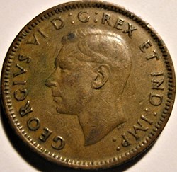 George VI - 1 Cent 1945