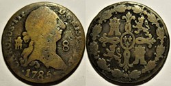 1785 - 8 Maravedis Segovia - Carlos III de España