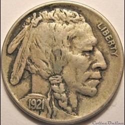 1921 5 Cents - Error