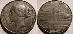 Eugénie Impératrice - 1855 Médaille de l'Exposition Universelle de Paris