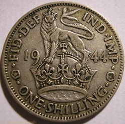 George VI - One Shilling 1944 - England
