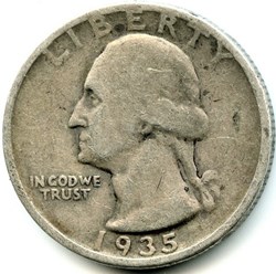 1935 Quarter Dollar
