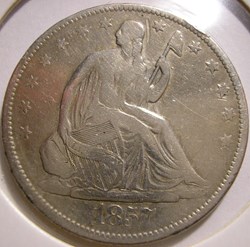 1857 Half Dollar