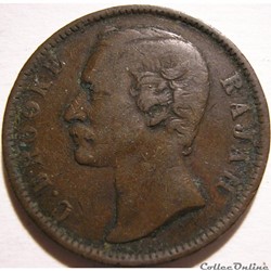 Charles Brooke - One Cent 1885