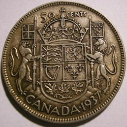 George VI - 50 Cents 1937