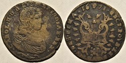 1671 Brussels token, Finance Office - Carlos II of Spain
