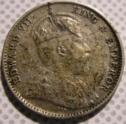 Edward VII - 5 Cents 1910 - Straits Settlements