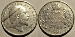 Edward VII - Two Annas 1905 - British India (ex.2)