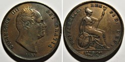 William IV - Penny 1831 Kingdom of Great Britain (ex.2)