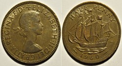 Elizabeth II - Half Penny 1960 - UK