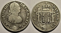 México - ½ Real 1807 Mexico - Carlos IV de España
