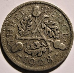 George V - 3 Pence 1928 - United Kingdom