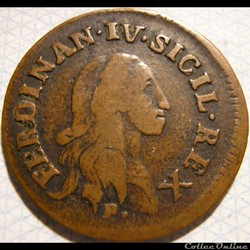 1791 Royaume de Naples, 9 Cavalli - Ferdinando IV de Bourbon-Siciles