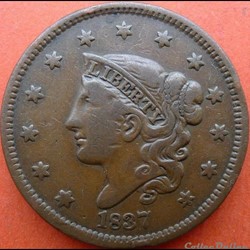 1837 One Cent (ex.2)