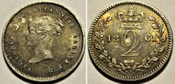 Victoria - 2 Pence 1861 Maundy - Kingdom of Great Britain