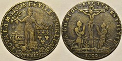 Henri IV - Jeton 1600, Maison de la ville d'Orléans