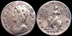 George II - Farthing 1730 Great Britain