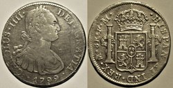 México - 8 Reales 1799 Mexico - Carlos IV de España