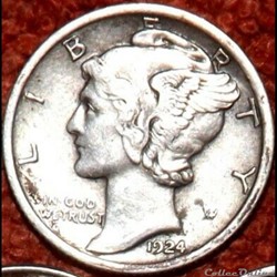 1924 Dime