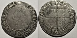 Elizabeth I Tudor - One Shilling 1600-01 - Kingdom of England