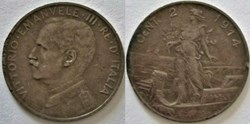 1914 Regno d'Italia, 2 Centesimi, Roma - Vittorio Emanuele III
