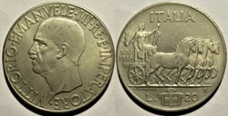 1936 Regno d'Italia, 20 Lire, Roma - Vittorio Emanuele III