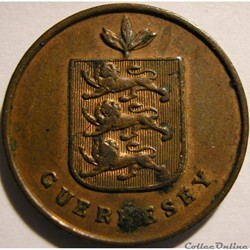 States of Guernsey - 1 Double 1830