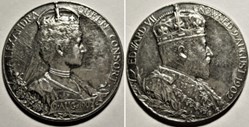 Edward VII & Alexandra - 1902 Coronation Medal - UK (ex.2)