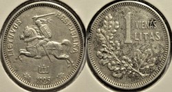 Lithuania, Republic of - Vienas Litas 1925