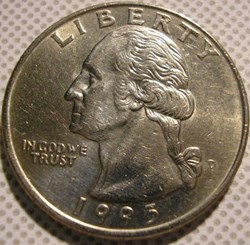 1995 Denver Quarter Dollar