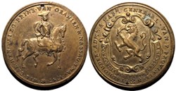 Medal 1747 - Inauguration of Willem IV, Prince of Orange-Nassau, Stadtholder of Netherlands