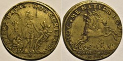Henri III - 1587, Mars et Pegase, - Jeton de Nuremberg par Kilian Koch