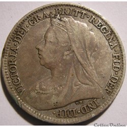 Victoria - Sixpence 1901 - Kingdom of Great Britain