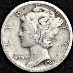 1920 San Francisco Dime