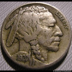 1920 5 Cents - Error (ex.2)