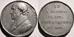 George Canning - Homage Medal 1771-1827 - British Tory statesman / Prime Minister