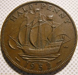 George VI - Half Penny 1952 - UK