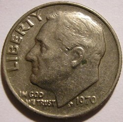 1970 Dime