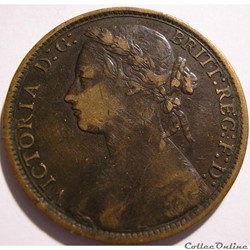 Victoria - One Penny 1877 - Kingdom of Great Britain